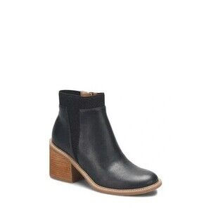 NEW Korks Clove Block Heel Bootie In Black SIZE 6